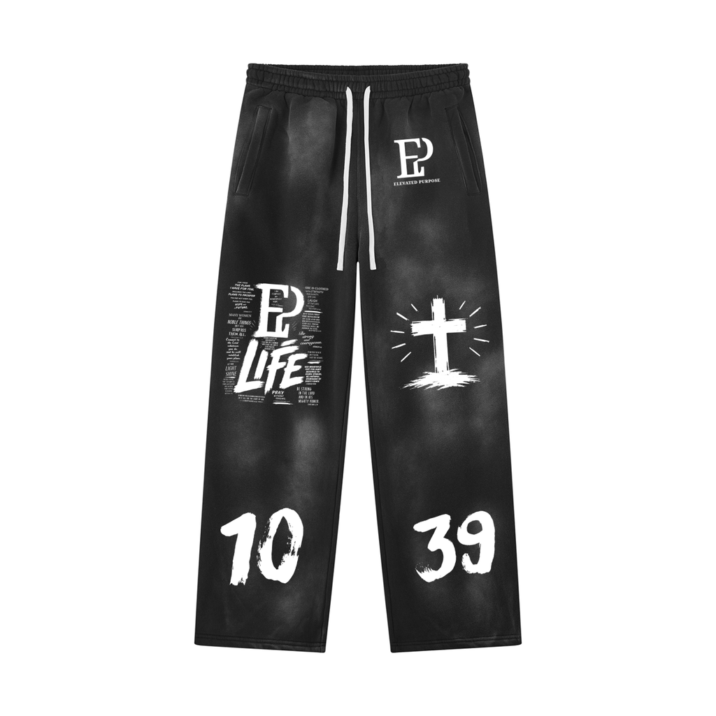 EP LIFE 10:39 Sunfade Wide-Leg Fleece Sweatpants