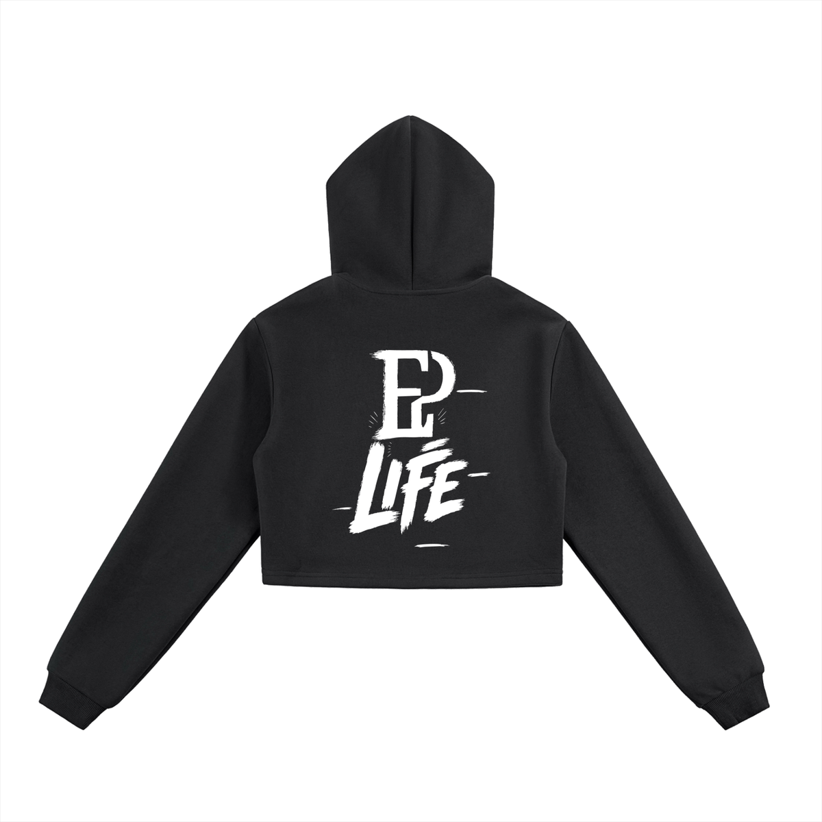 Women's Proverbs 19:21 Cropped Zip-Up Hoodie & Sweatpants Set