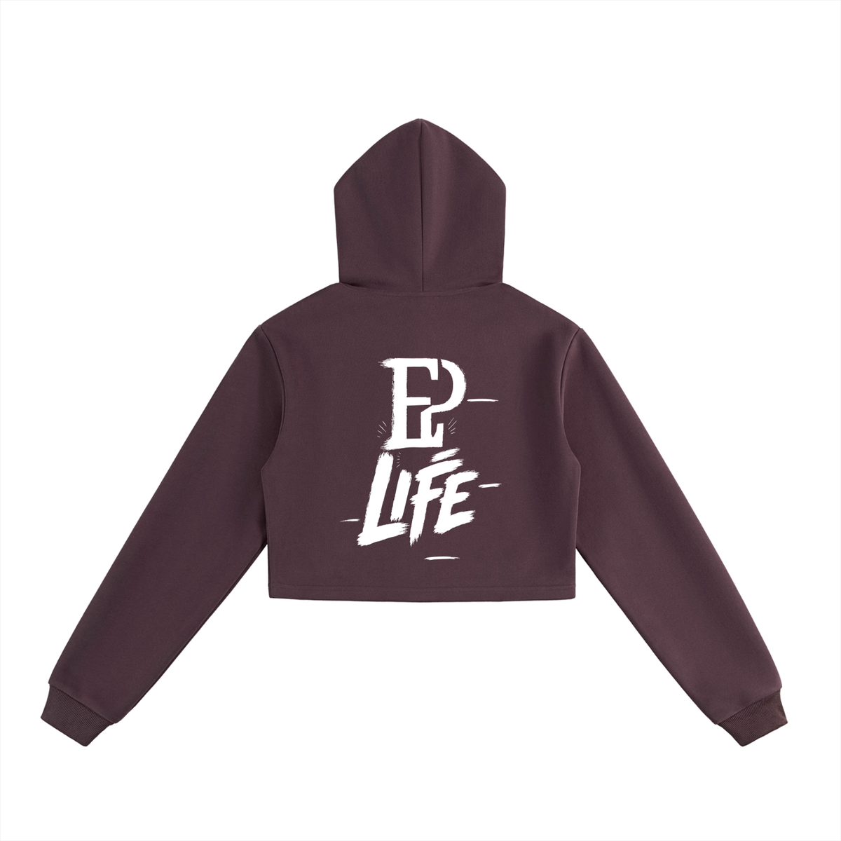 Women's Proverbs 19:21 Cropped Zip-Up Hoodie & Sweatpants Set
