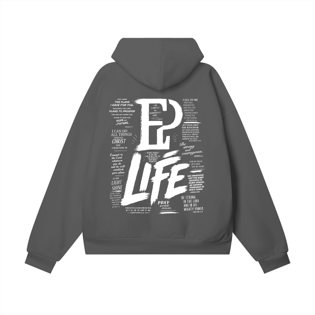 Men's Proverbs 19:21 Heavyweight Fleece Set - Hoodie & Straight Leg Sweatpants