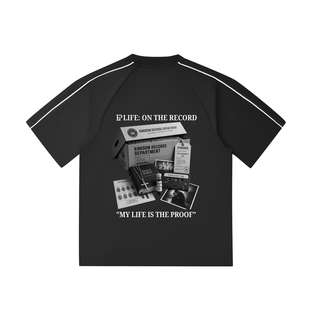 EP LIFE™ ON THE RECORD | EVIDENCE Tee | My Life Is the Proof
