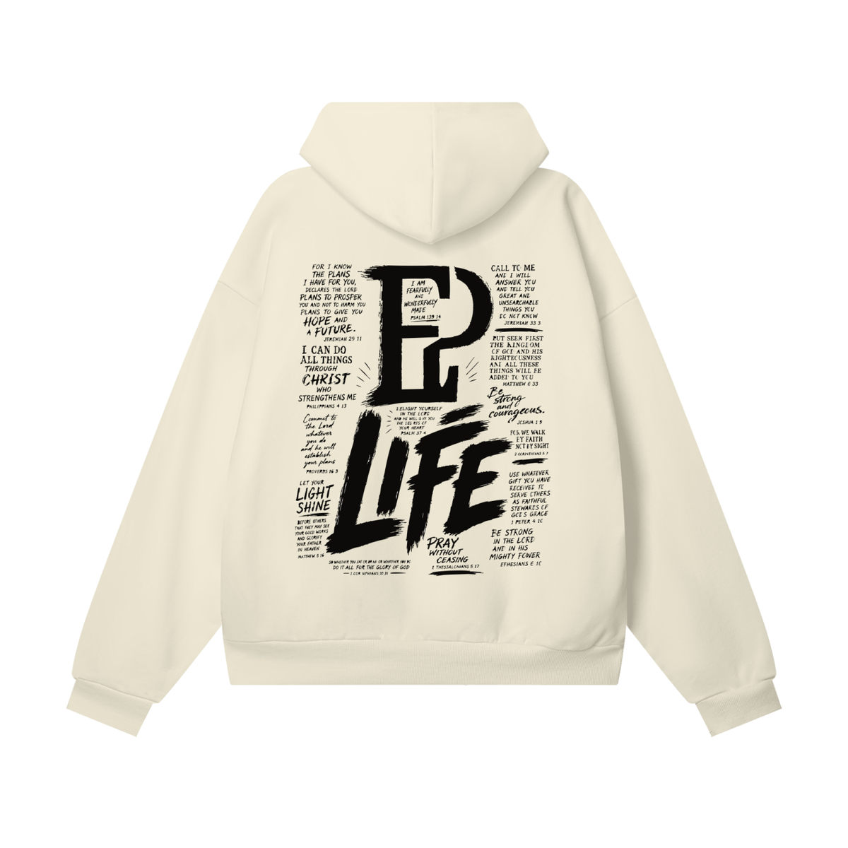 Men's Proverbs 19:21 Heavyweight Fleece Set - Hoodie & Straight Leg Sweatpants