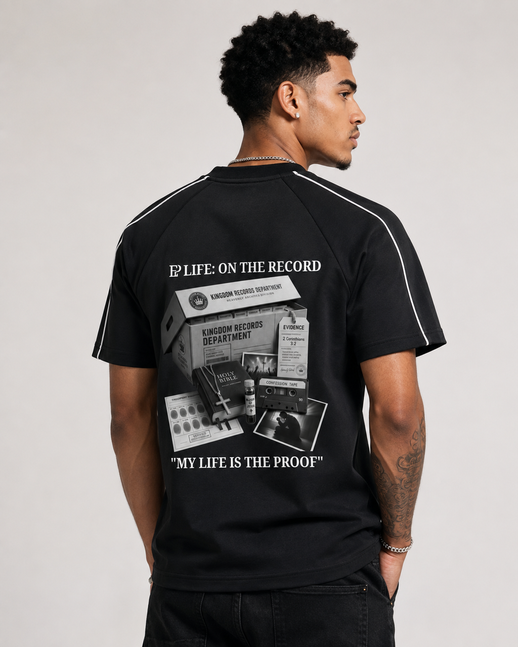 EP LIFE™ ON THE RECORD | EVIDENCE Tee | My Life Is the Proof