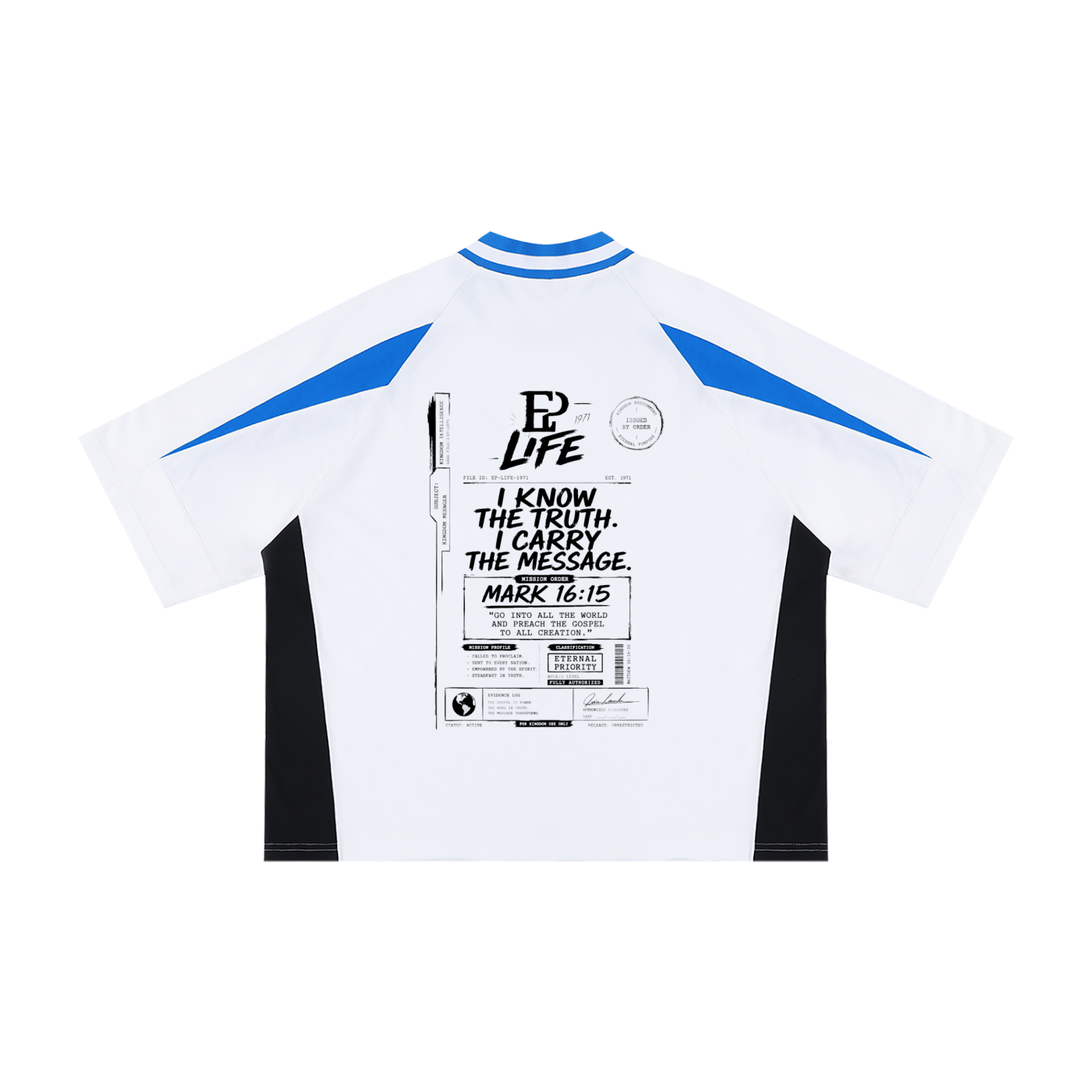 EP LIFE Informant Oversized V-Neck Tee