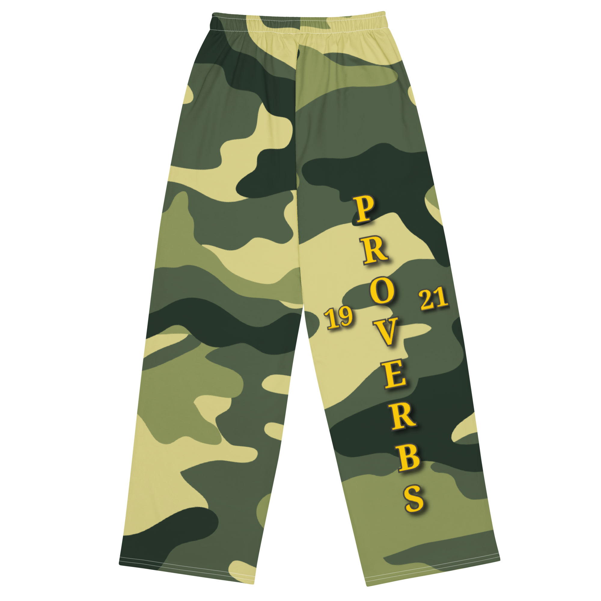 Elevated Purpose Proverbs 19:21 Camo - Women's Wide-leg Pants