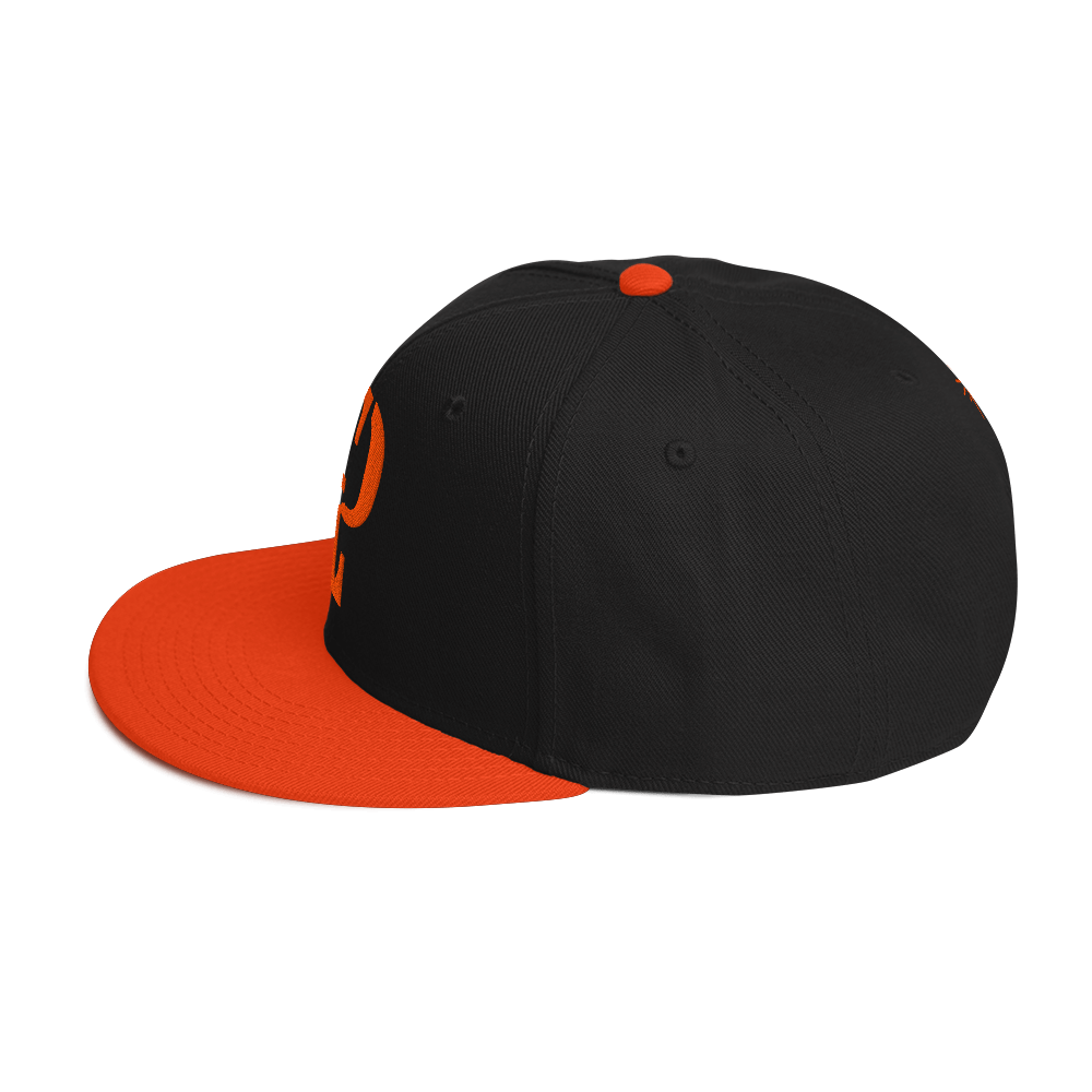 Elevated Purpose Snapback Series - Black/Orange