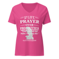 Women’s Prayer Over Priorities Tee - Pink