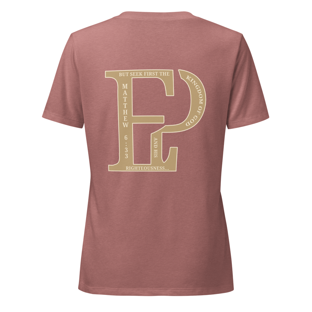 Women’s Prayer Over Priorities Tee - Heather Mauve