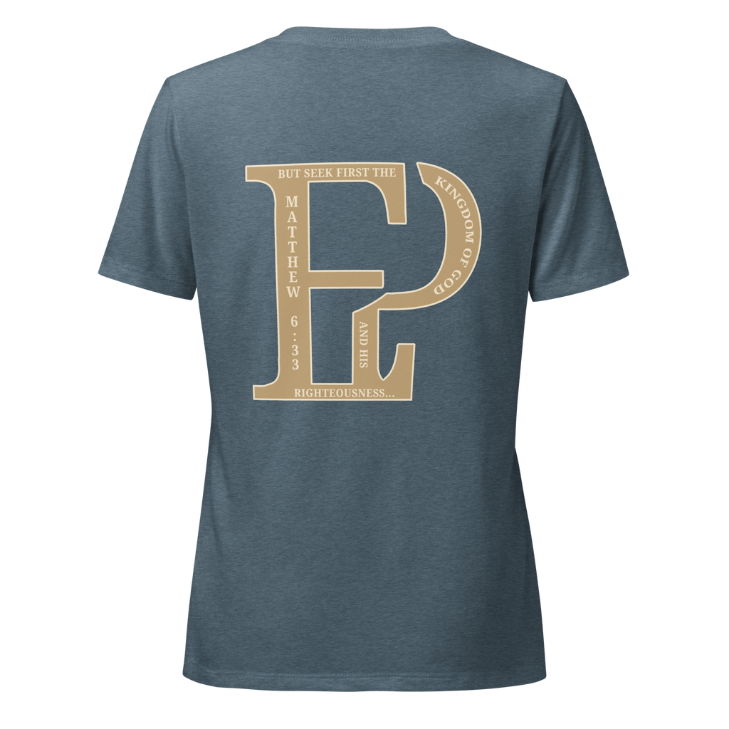 Women’s Prayer Over Priorities Tee - Heather Slate