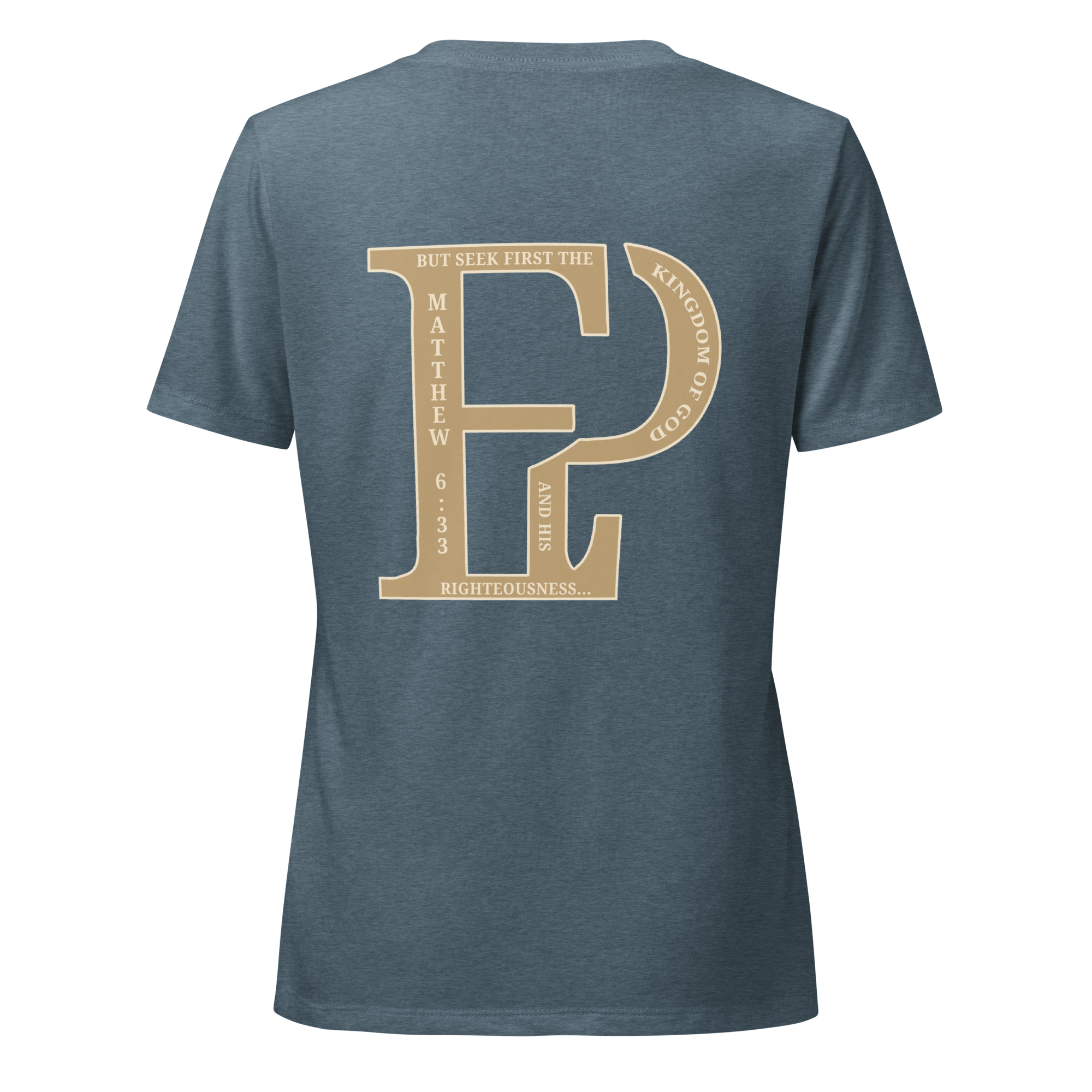 Women’s Prayer Over Priorities Tee - Heather Slate