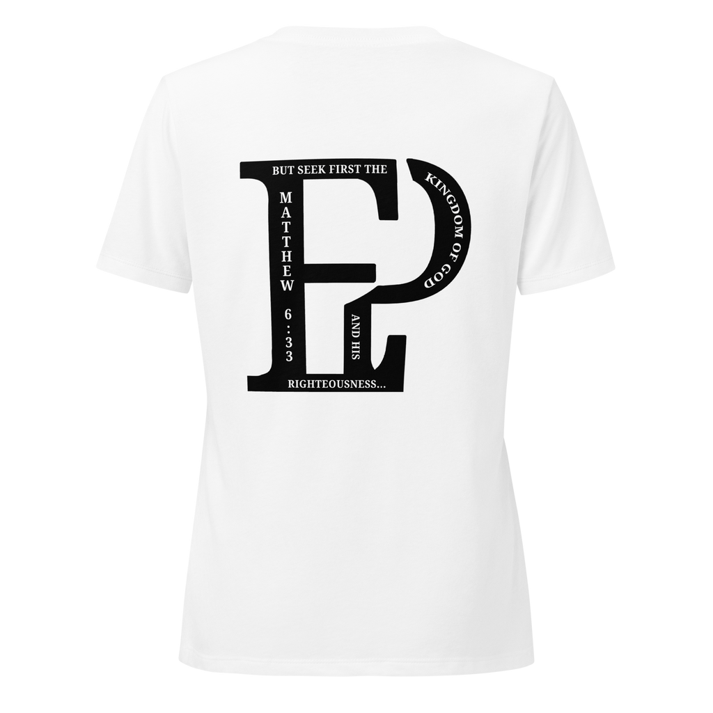 Women’s Prayer Over Priorities Tee - White